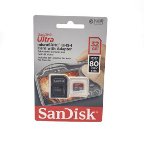 Memorijska kartica micro SD+adapter 32GB 80 MB/s SanDisk