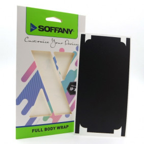 Soffany Full Body Wrap folija za Iphone X crna