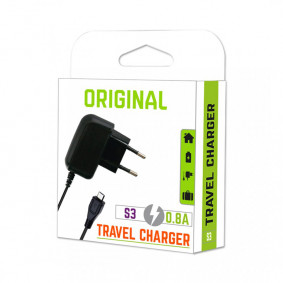 Soffany kucni punjac micro usb 0,8A Crna