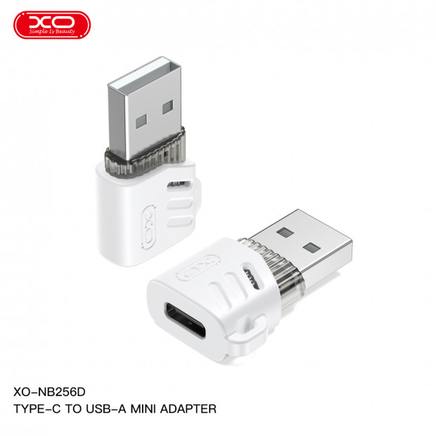 XO-NB256E Otg adapter mini type-c u usb beli