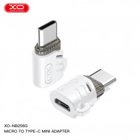 XO-NB256E Otg adapter mini micro u type-c beli