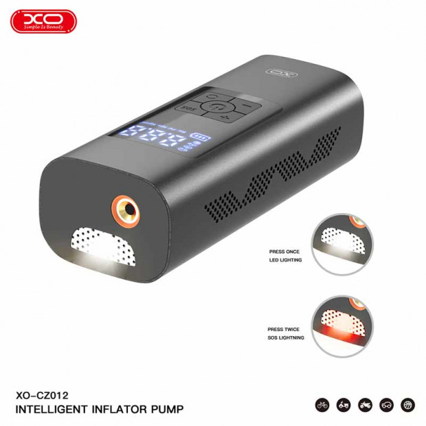 XO-CZ012 Wireless pumpa za gume 6000 mAh