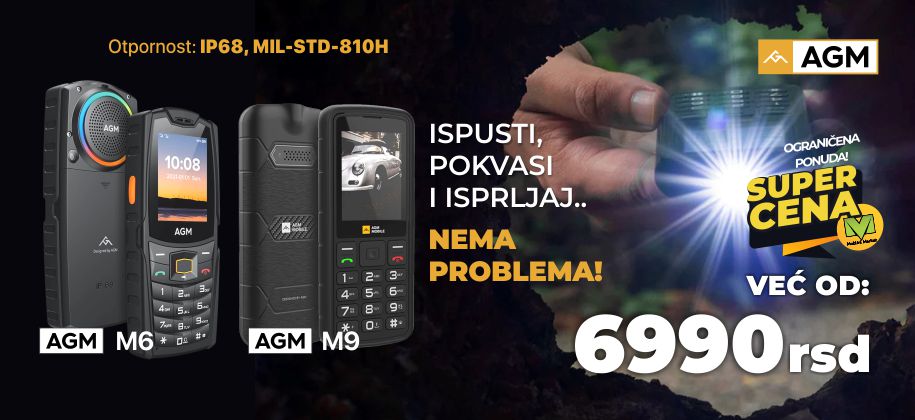 AGM M9 4G klasičan telefon
