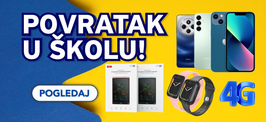 Akcija povratak u skolu telefoni i oprema