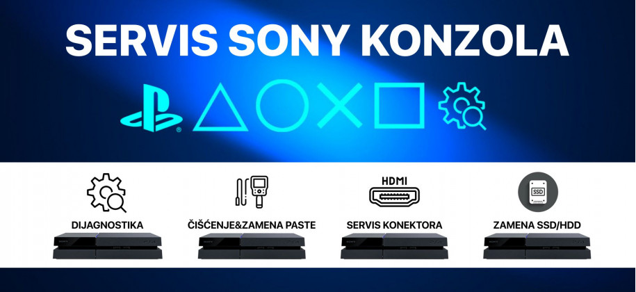 Servis Sony konzola