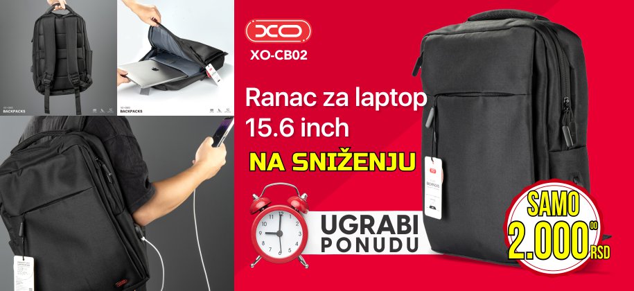 XO-CB02 ranac za laptop akcija