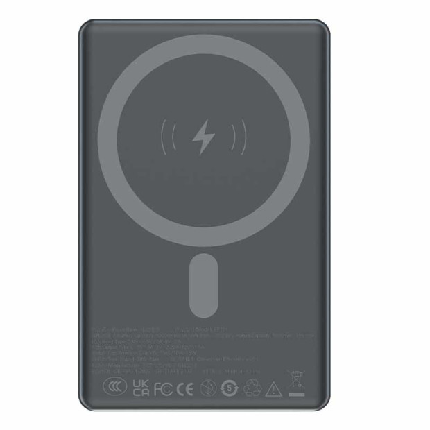 Powerbank Devia Mini PD 20W Metal Digital 10000mAh Sivi