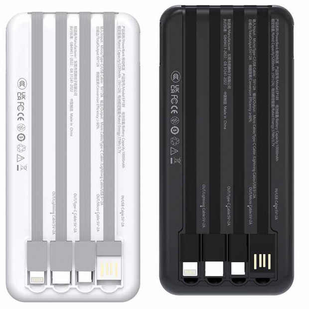 Powerbank Devia sa Built-in 4 kabla 10000mAh Beli