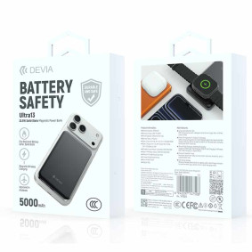 Powerbank Devia Ultra13 Magnetic PD 22,5W 5000mAh crni