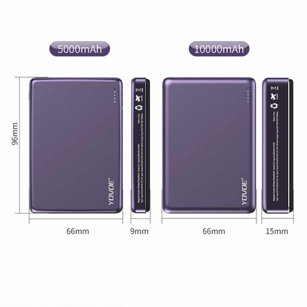 YovoeYovoe Power Bank LX-12 magnetic wireless 5000mah zlatna