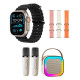Okpu OK-2 set Bluetooth speaker+Smart Watch Ultra 3