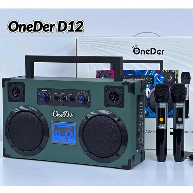 Bluetooth speaker OneDer D12 green