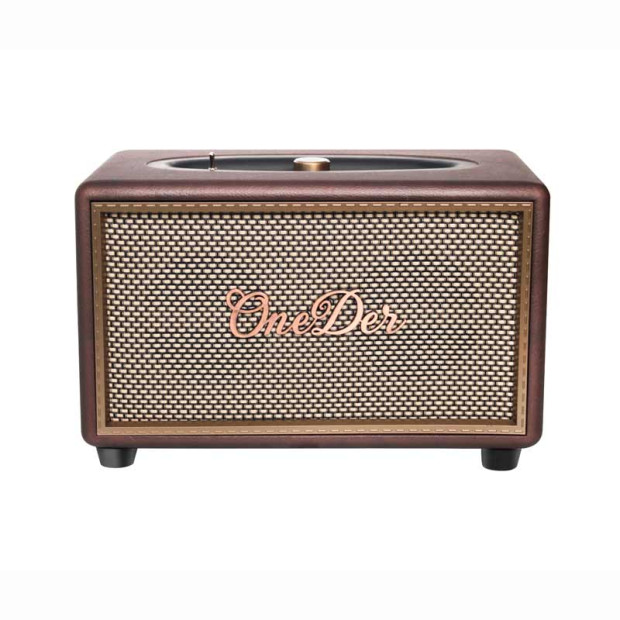 Bluetooth speaker OneDer D6 brown