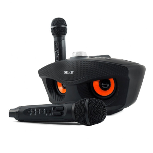 Bluetooth zvucnik x 2 mikrofona SDRD SD-306 black