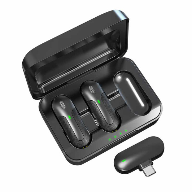 Kintone Devia 2 In 1 Wireless Microphones Lightning