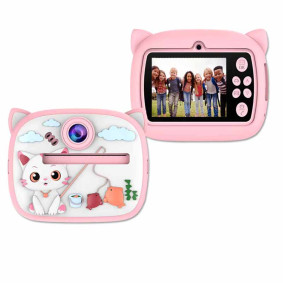 Deciji Fotoaparat AM300 Roze