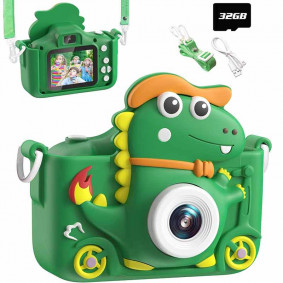 Deciji Fotoaparat Kroko Mini Zeleni