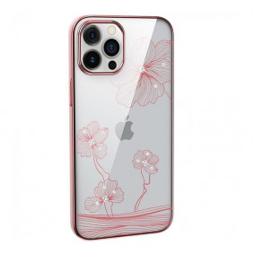 Futrola Hard Case Devia Crystal Flora za Iphone 13 pro max Rose Gold