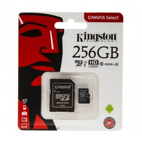 Memorijska kartica Micro SD 256GB KINGSTON +SD adapter SDCS/256GB