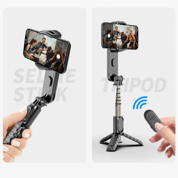 Devia Gimbal Shake-proof Tripod selfie stick