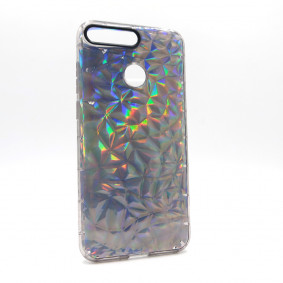Futrola silikonska Brightful Crystal Romboid za Iphone XR 6.1 siva