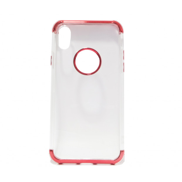 Futrola silikonska Colorful Frame za Iphone Xs Max crvena