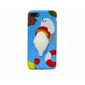 Futrola silikonska Lazy Seal za Iphone 6/6S 4.7 plava