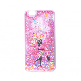 Futrola silikonska Liquid Girl za Iphone 6/6S Plus 5.5 pink
