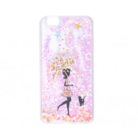 Futrola silikonska Liquid Girl za Iphone 6/6S 4.7 roze