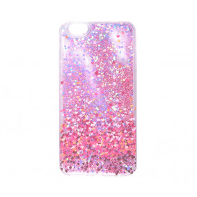 Futrola silikonska Liquid Love za Iphone 6/6S Plus 5.5 roze-plava