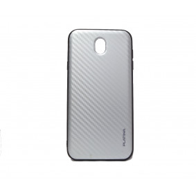 Futrola silikonska Platina Carbon za Iphone 7/7S 4.7 srebrna