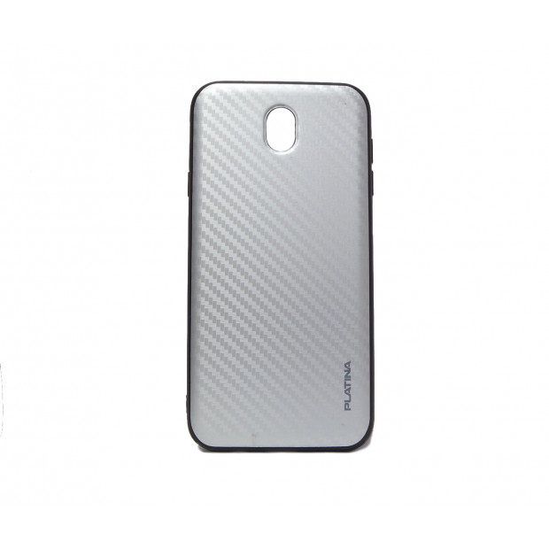 Futrola silikonska Platina Carbon za Iphone 6/6S Plus 5.5 srebrna