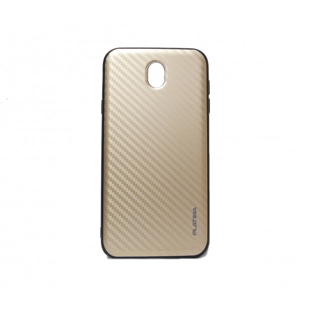 Futrola silikonska Platina Carbon za Iphone 6/6S 4.7 zlatna