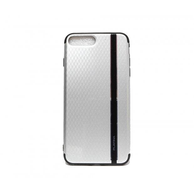 Futrola silikonska Platina Grid za Iphone 6/6S 4.7 srebrna