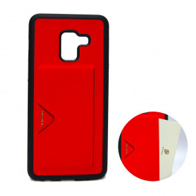 Futrola silikonska Pocard book za Iphone X crvena