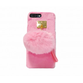 Futrola silikonska Puff Pendant za Iphone 7/7S Plus 5.5 roze