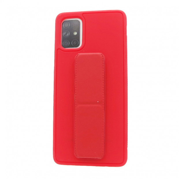 Futrola silikonska Stand-Holder Case za Huawei P40 Lite crvena