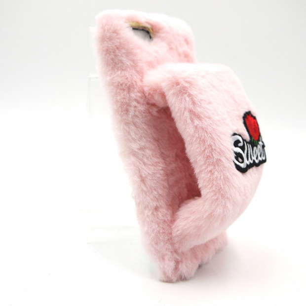 Futrola silikonska Sweet Shaggy za Iphone XR roze