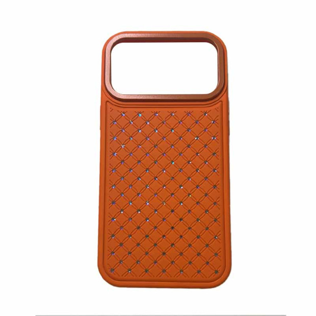 Futrola Hard Case Fashion Sparkly Za Iphone 17 Pro Narandzasta