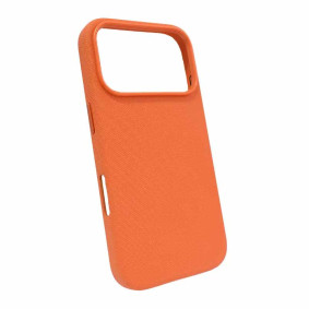 Futrola Hard Case Woven MagSafe za iPhone 17 pro narandzasta