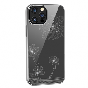 Futrola Hard Case Devia Crystal Flora za Iphone 13 pro srebrna