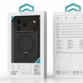 Futrola Hard Case Devia Eleguard Series Magnetic 360 Rotating Za Iphone 17 Pro Max Tamno Plava