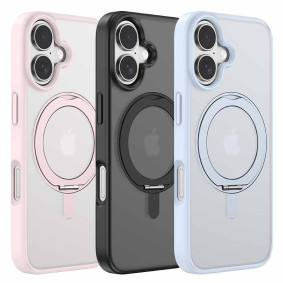 Futrola Hard Case Devia Eleguard Series Magnetic 360 Rotating Za Iphone 17 Roze
