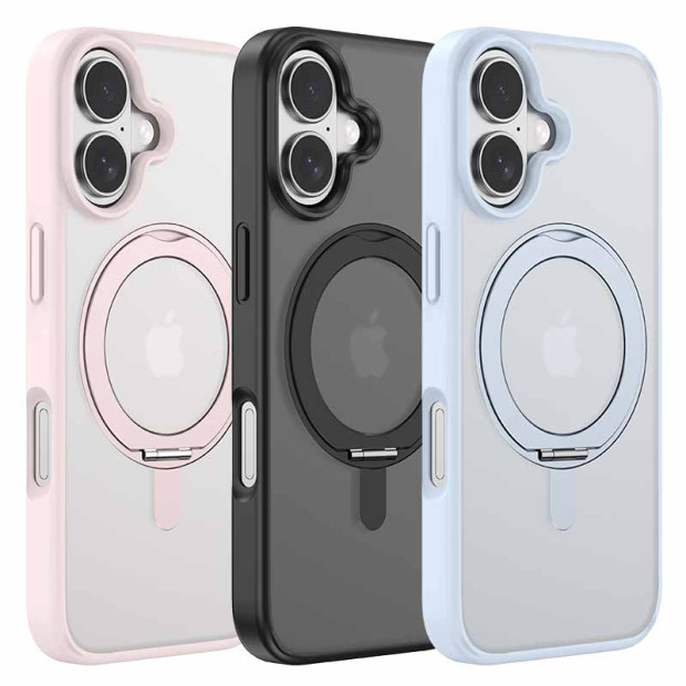 Futrola Hard Case Devia Eleguard Series Magnetic 360 Rotating Za Iphone 17 Roze