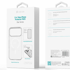 Devia 3in1 Iphone Protector pack za Iphone 17 pro