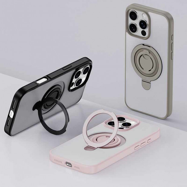 Futrola Hard Case Devia Delight Series Magnetic Za Iphone 16 Pro Crna