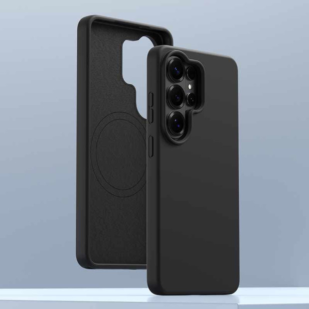 Futrola Devia Nature Series Silicone Magnetic Za Samsung S26+ Crna