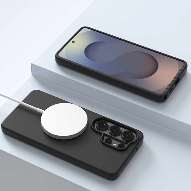 Futrola Devia Nature Series Silicone Magnetic Za Samsung S26+ Crna