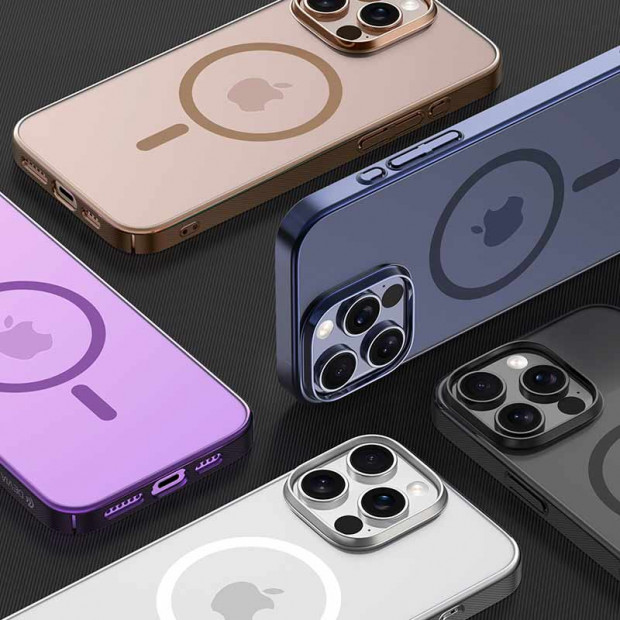 Futrola Hard Case Devia Glimmer Magnetic Series Case PC Za Iphone 16 Plava