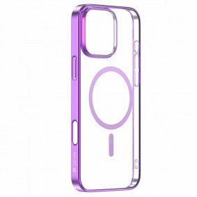 Futrola Hard Case Devia Glimmer Magnetic Series Case PC Za Iphone 16 Roze